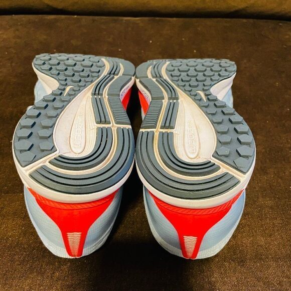 XLNT NIKE Air Zoom Pegasus 34 Ice Blue Crimson Womens 7 US 38 EUR running shoes - Picture 10 of 11